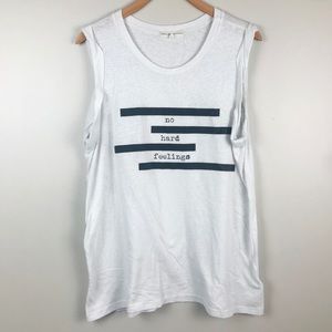 4x$20*** TRULY MADLY DEEPLY white muscle tank